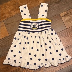 Charming Striped and Polka Dot Kids Dress
